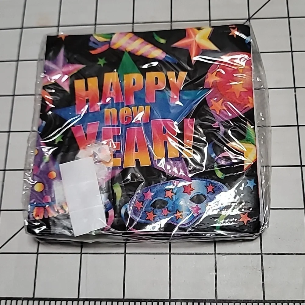 Happy New Year, Paper Beverage Napkins‎ 60390 by Trend Setters 30 CT.  NIP